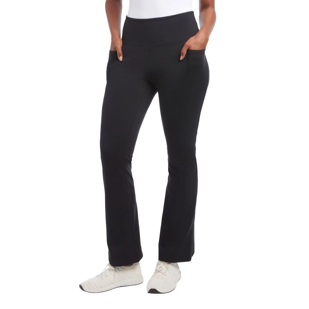 NWT Jockey Women's High Rise Moisture Wicking  Flare Yoga Pants - Picture 5 of 10